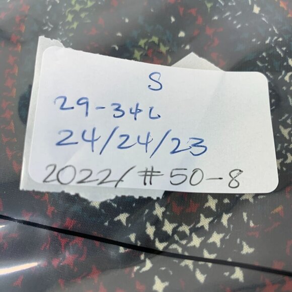 Lularoe Irma Half Sleeve Tunic High Low Polyester Blend Sz Sm Black Red Paisley - Picture 8 of 8